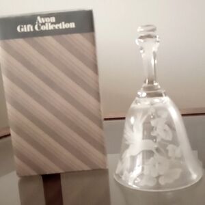 Avon vintage crystal bell